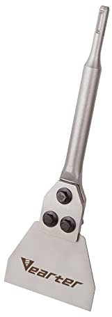 Vearter SDS Plus, scalpello per stucco, 300 x 100 mm, raschietto per pavimenti 40CrMo, scalpello per piastrelle, colla per pavimenti, linoleum, colla per piastrelle, colore