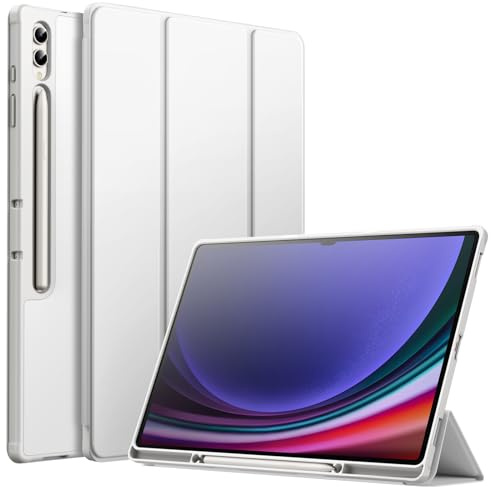 JETech Custodia per Samsung Galaxy Tab S10 Ultra/S9 Ultra 14,6, Bianco