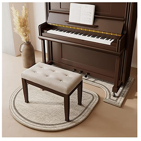 Klavierteppich, schalldämmend, schallabsorbierend, stoßdämpfend, rutschfeste Unterlage, absorbierende Matte, geteilter Typ, Dicke ca. 5 mm, geeignet für Wohnzimmer/Schlafzimmer/Arbeitszimmer/Balkon