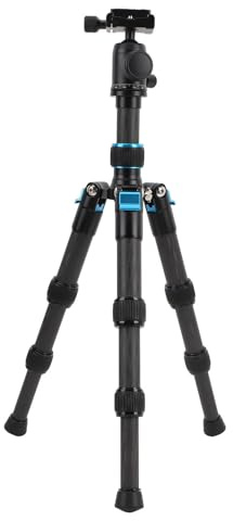 Trípode Pequeño para Cámara de Escritorio, Soporte de Trípode Extensible de 3 Secciones con Cabezal de Bola de 360 ​​Grados, Mini Trípode Portátil con Orificio para Tornillo de
