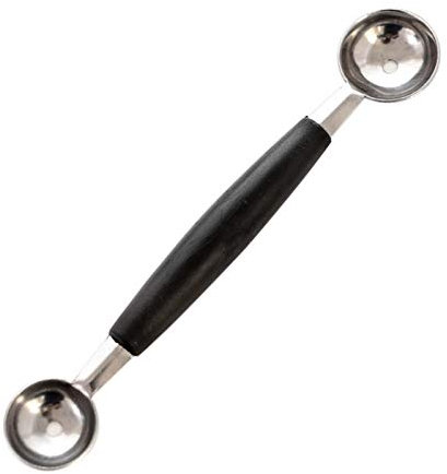 Taglia Melone, Taglia Meloni Doppia Estremità In Acciaio Inossidabile, Facile Da Pulire, Taglia Meloni, Paletta Per Gelato Multifunzionale, Adatto Per Scavare Palline Di Frutta, 18 Cm