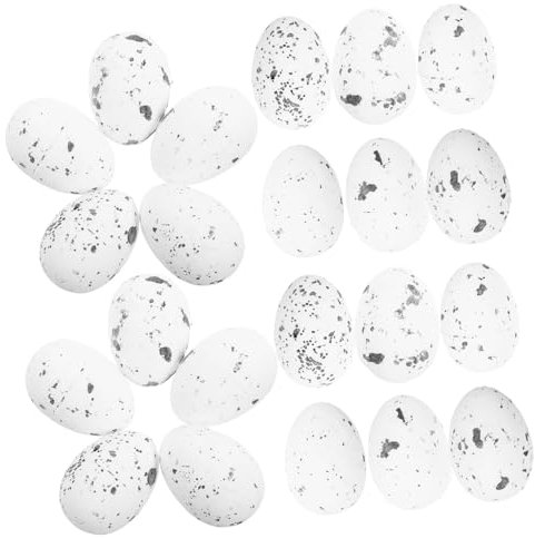 GARVALON 50stücke Ostereier Aus Bunte Deko Für Ostern Party-accessoires Bastelbedarf Korbfüller Für Fröhliche Feiern