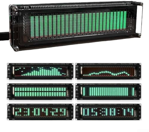 AK2515 Pro Audio Spectrum Analyzer, Audio Graphic VU Meter Music Spectrum VFD Music Spectrum Music Control Level Audio Indicator