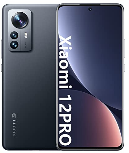 Xiaomi 12 Pro Smartphone 6,73 AMOLED 120 Hz Pantalla desbloqueada, Android 12, cámara Triple de 50 MP, procesador Snapdragon 8 Gen 1, Dual SIM, 5G, NFC (Gris, 12/256 GB) (Reacondicionado)
