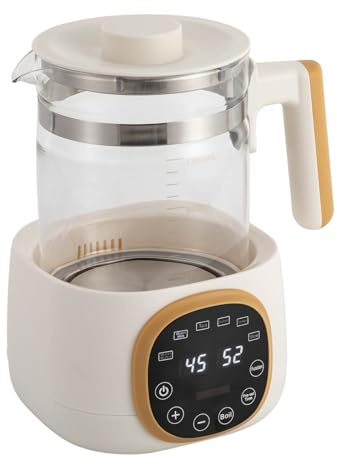 Babyflaschenwärmer, 1.3L Flaschenwärmer 72 Stunden Thermostat Einstellbare Temperatur und Zeit Kann zum Erwärmen von Milch Tee Kochen Babynahrung Zubereiten Verwendet Werden