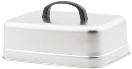 Dôme Rectangulaire de Grill en Acier Inoxydable 304, Dôme à Fondre le Fromage avec Poignée Résistante à la Chaleur, Parfait pour Barbecue et Cuisine Intérieure/Extérieure