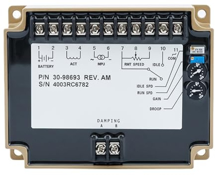 Normal stängning hastighetskontroll, motorregulatormodul, dieselgeneratorkontrollpanel, kretskort, delar av generatorer, 3098693(4914091)
