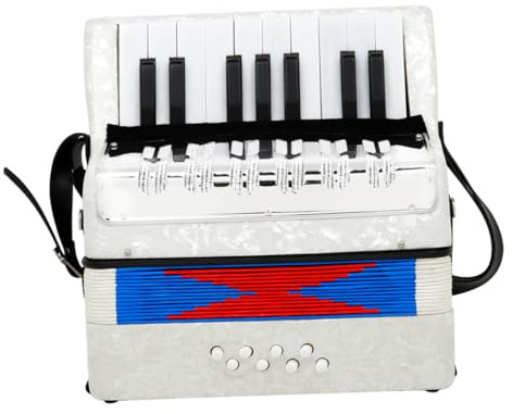 Yardwe Tragbares Musikinstrument Weiß Pädagogisches Musikförderung und Frühen Musikalischen Bildung