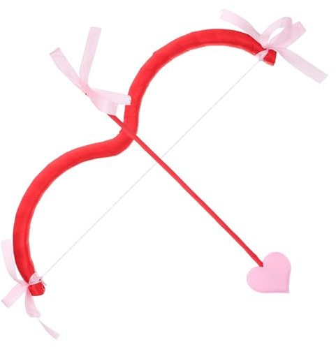 GARVALON Ensemble Arc et Flèches de Cupidon en Mousse Accessoires Cosplay et Costume pour Fête Flèches de Saint-Valentin Légères et Sécurisées pour Performance et Photographie