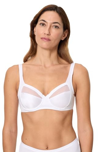 Playtex Soutien-Gorge Avec Armatures Silhouette Parfaite Élégant et Moderne Femme x1, Blanc, 95C