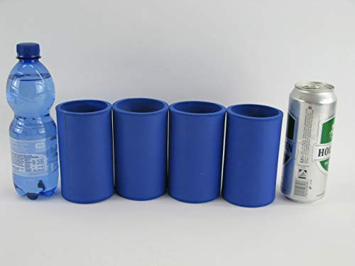 4er Set Getränkekühler für 0,5l Dose - Bierkühler - Neoprenkühler - Dosenkühler für genormte 0,5l Bierdosen