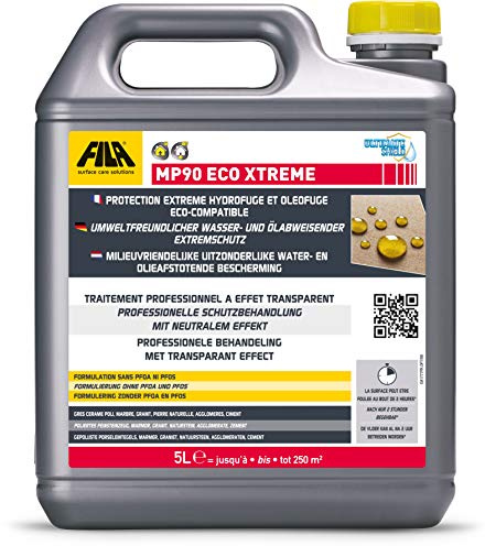 Fila MP90 Eco Xtreme Fleckenschutz umweltfreundliches Imprägniermittel ideal für Feinsteinzeug, Marmor, Granit Naturstein, Agglomerate und Zement Restposten