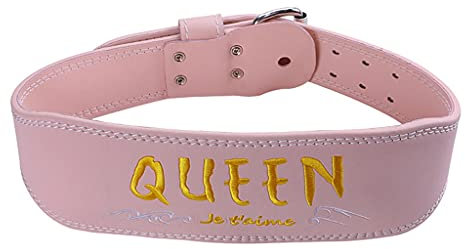 Gewichthebergürtel für Männer & Frauen, 4 Zoll Breites Wildleder, Power Back Unterstützung für Krafttraining Beim Gewichtheben (Color : Pink, Size : 70-80cm)