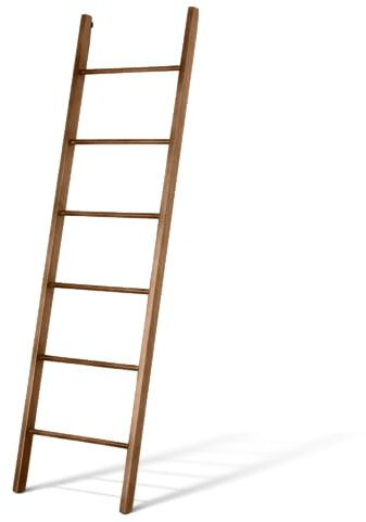 fornera f33 Massivholz Deko Leiter Handtuchleiter, Handtuchhalter, Kleiderständer aus massiven Buchenholz, in Handarbeit fertig montiert, mehrere Farben verfügbar, HxBxT:170x45x5 cm