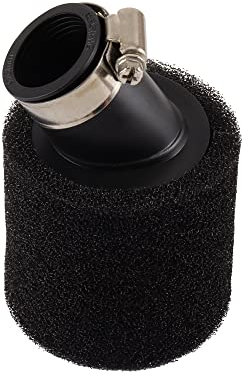 WOOSTAR 28mm Espuma Filtro de Aire Tubo de Cuello Doblado Reemplazo para PY50 PW50 Peewee 50cc 70cc 90cc 110cc 125cc Dirt Bike Motocicleta Go Kart ATV Quad Scooter Negro