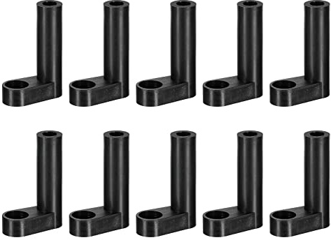 sourcing map PCB Kunststoff Feste Füße Leiterplatte Abstandshalter Schwarz Montage Abstandshalter 30mm für Mainboard Spielkonsole, 20pcs