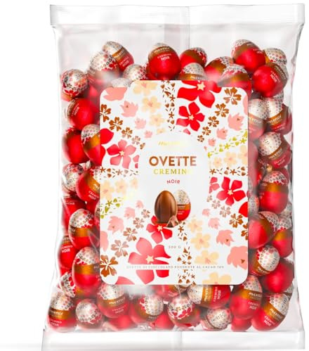 Ovette cremino triplo Cioccolato Maxtris Gusto Noir Busta 500 g Idee Pasqua Ovette Fondente