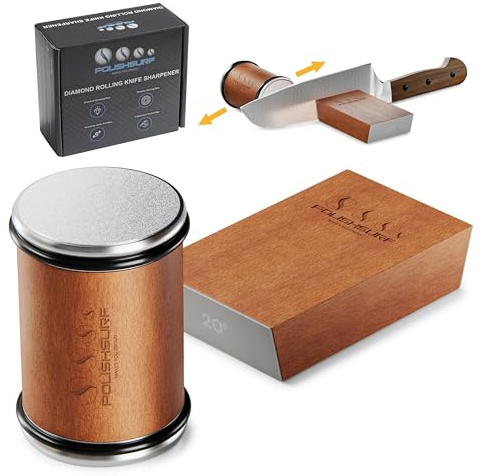 Rolling Knife Sharpener Kit, Blade Sharpening Roller for Kitchen Knives