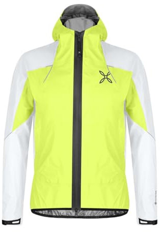 MONTURA magic 2.0 jacket MJAT08X4799 lime green color 3-layer waterproof shell jacket goretex ideal for outdoor activities such as ski mountaineering trekking mountaineering