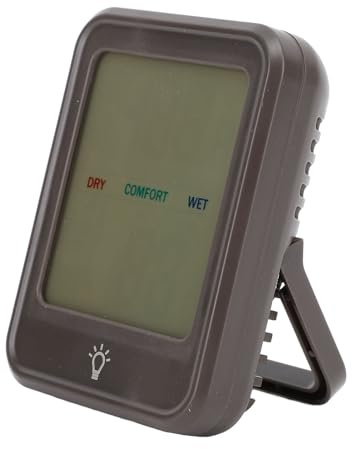 Termómetro digital higrómetro Profesional de alta precisión Vista clara Termómetro interior Humedad metro Cámara (AoveewCs6co-12)