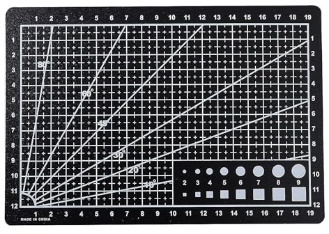 Selbstheilende Schneidematte im A5-Format, rutschfeste PVC-Schneidematte, Bastelarbeiten, Kunst, Gravur, Papierschnitzblock, perfekt für Scrapbooking, Quilten, Nähen und alle Kunsthandwerksprojekte