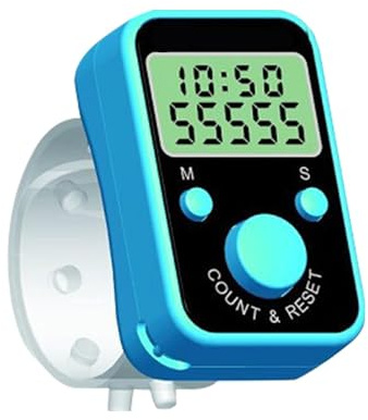 Hand Counter Clicker - Counter Clicker, Elektronischer Fingerklickzähler Mit Digitaler Anzeige, Zähl-Clicker | 5-Stelliger Zahlen-Handzähler-Clicker Für Pier, Busbahnhof, Schule, Labor