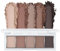 Yamobi Palette de fards à paupières marron nude, ensemble yeux charbonneux noirs, palette maquillage yeux hautement pigmentée, longue durée et aspect naturel pour les yeux bruns