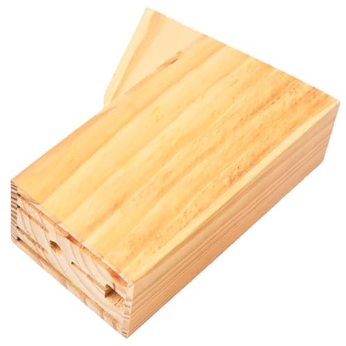 BEBEMOKO Porta Coltelli Da Cucina in Legno Naturale Supporto Multiuso Stabile Per Utensili Da Taglio Organizer Sicuro e Facile Da Pulire Per Piano Cucina