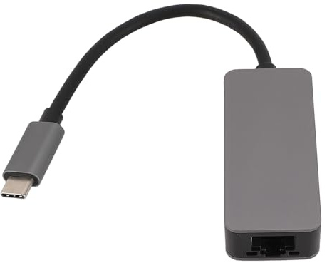 Adaptador Ethernet USB C a 2.5G tipo C a adaptador LAN RJ45 con adaptador de red de 2500 Mbps para tabletas y teléfonos inteligentes portátiles