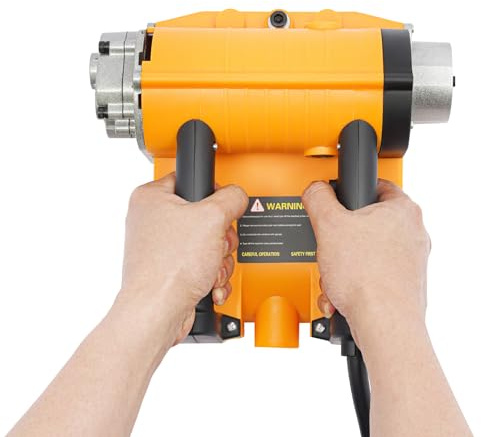 Wall Planing Machine Power Shovel Wall Machine with Dual Handle 4580W 110V Electric Planer for Indoor and Outdoor Walls Ceilings Floors, 0.04-0.16 in Adjustable Depth (Orange)