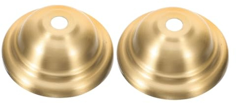 SHINEOFI Lot De 2 Plaques Plafond Laiton Pur Base De Lampe Pour Suspension Cache-Fils Doré Accessoires De Lustre Vintage Fixation Stable Pour Salon Et Salle À Manger