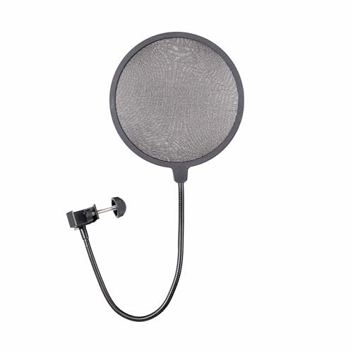 Rok-It RI-POPFILTER popfilter för mikrofonställ, enlager, med klämklämma