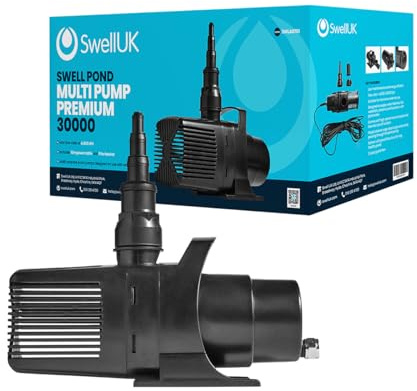 Swell Multi-Purpose 30000 Multi-Pump for Garden Pond Features | 3 Year Guarantee