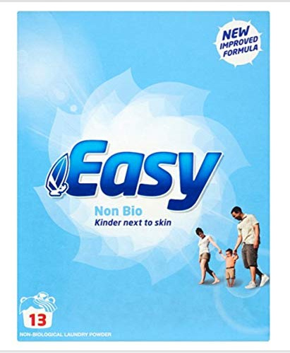 Easy WASHING POWDER 13 WASH NON BIO,WHITE