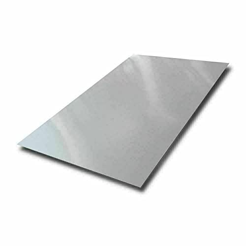 Chapa de acero inoxidable de 2 mm (AISI - 316L (V4A) / 1.4404), paneles de chapa, corte seleccionable, medidas personalizadas disponibles, 100 x 250 mm