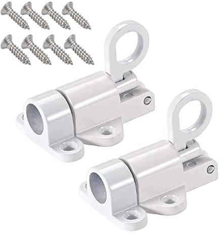2 pezzi serratura per porta,serratura a chiavistello, serratura automatica, vite per porta rimbalzo con viti,Adatto per porte dell'armadio, finestre, porte in legno