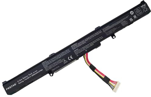FESTAS A41X550E A41-X550E Batterie Compatible avec ASUS X550E F751L F751S | F751M F751MA R751J R751L R752L R751LN X750J X751L X750LN K751L X751M X512 Serie A4i-X550E Ordinateur PC Portable
