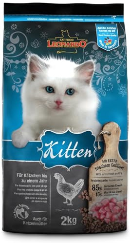 Leonardo Kitten Trockenfutter für Katzen, Welpen, 2 kg