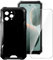 LYZXMY Hülle für Blackview BV5300 / Blackview BV5300 Pro/Blackview BV5300 Plus (6.1) + 1 Stück für Panzerglas Displayschutzfolie - Schwarz Weich Silikon Schutzhülle Flexibel TPU Tasche Case