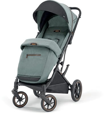Inglesina Maior Passeggino Compatto Leggero, colore Igloo Grey, Ruote Grandi, Schienale Reclinabile, fino a 22 kg