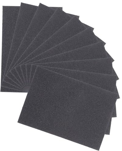 jojofuny 10stücke Schleifpapierblock Mit Beflocktem Weichschaum Für Schleifen Und Polieren Metall Kunststoff Und Autolack Geeignet Für Heimwerkerprojekte Waschbar Und Tragbar