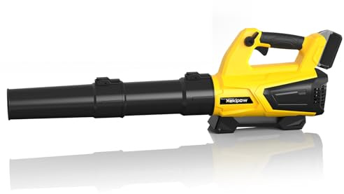 Soffiatore per foglie senza fili adatto per Dewalt 20 V/60 V, 650 CFM, soffiatore elettrico portatile con motore brushless, protezione integrata, velocità variabile, modalità turbo, per la cura del