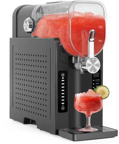 YODOLLA Slushy Machine for Home, 2.6L/88 Oz Frozen Drink Maker with LED Display, Auto-Clean, 6 Preset Programs, Ice Cream Maker for Margaritas, Smoothies, Frappés, Milkshakes & Juices, No Ice Needed