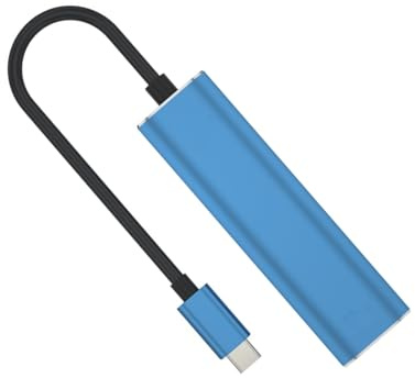 Adaptador USB C a DisplayPort 8K 60Hz con carga PD de 100W y Hub de aluminio de 2.0 puertos para puerto para computadora portátil Crear enlace DisplayPort Dog