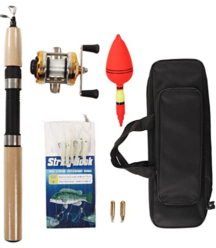 ANKROYU Canna da Pesca sul Ghiaccio Set di Attrezzi Ultraleggero Portatile Completo Canna da Pesca sul Ghiaccio con Maschere Mulinello Galleggiante Affondatori Kit Combinato per ad