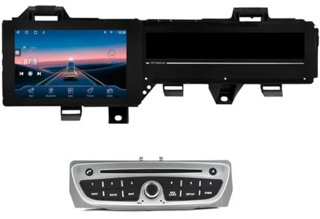 Autoradio da 7 per Renault Scenic 3, Renault Grand Scénic III 2009-2016, con guida a sinistra e destra, Android 15 Carplay, navigatore, radio, lettore video multimediale, touch screen, Bluetooth, GPS