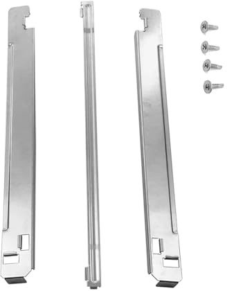 Compatible for LG Washing Machine & Dryer Accessories | Chrome Steel Stacking Kit Accessories Fit for 27-inch Laundry Appliances