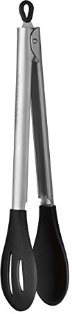 Cuisinart CTG-00-RTNG Scoop & Strain Tongs, Silver