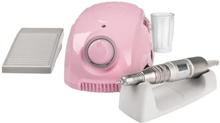 Saeyang Nagelfräser Nagelfeile Elektrisch Marathon 3 Champion Pink 3000 RPM Professionelle Nagel Pediküre Maschine mit Fußpedal für Nagelstudio/Salon