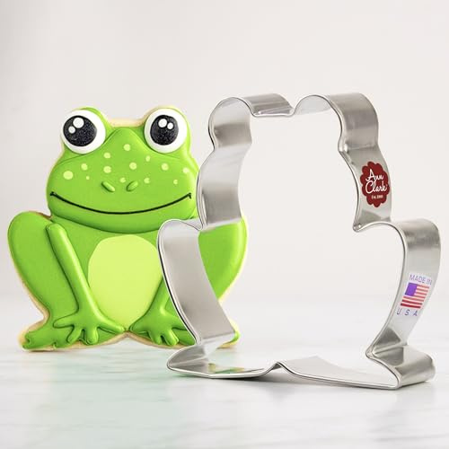 Ann Clark Cute Frog Cookie Cutter 3.75” Made in USA